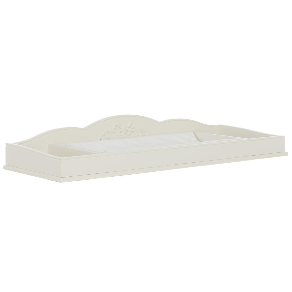 Evolur Aurora Change Tray Full Assembly I Lasting Quality I Intricate Ribbon Bow Scrollwork, 851NT-FW