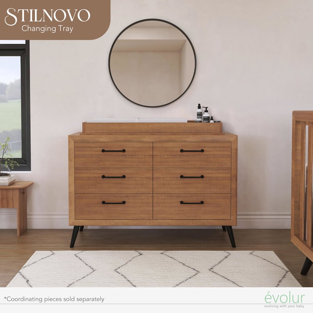 Evolur I Modern Changing Tray I Full Assembly I Lasting Quality, 850-SC