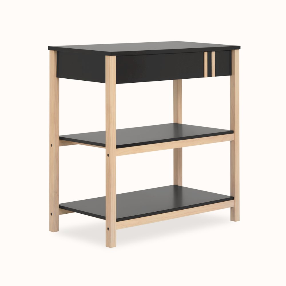 Dream On Me Soho Changing Table In Matte Black Vintage