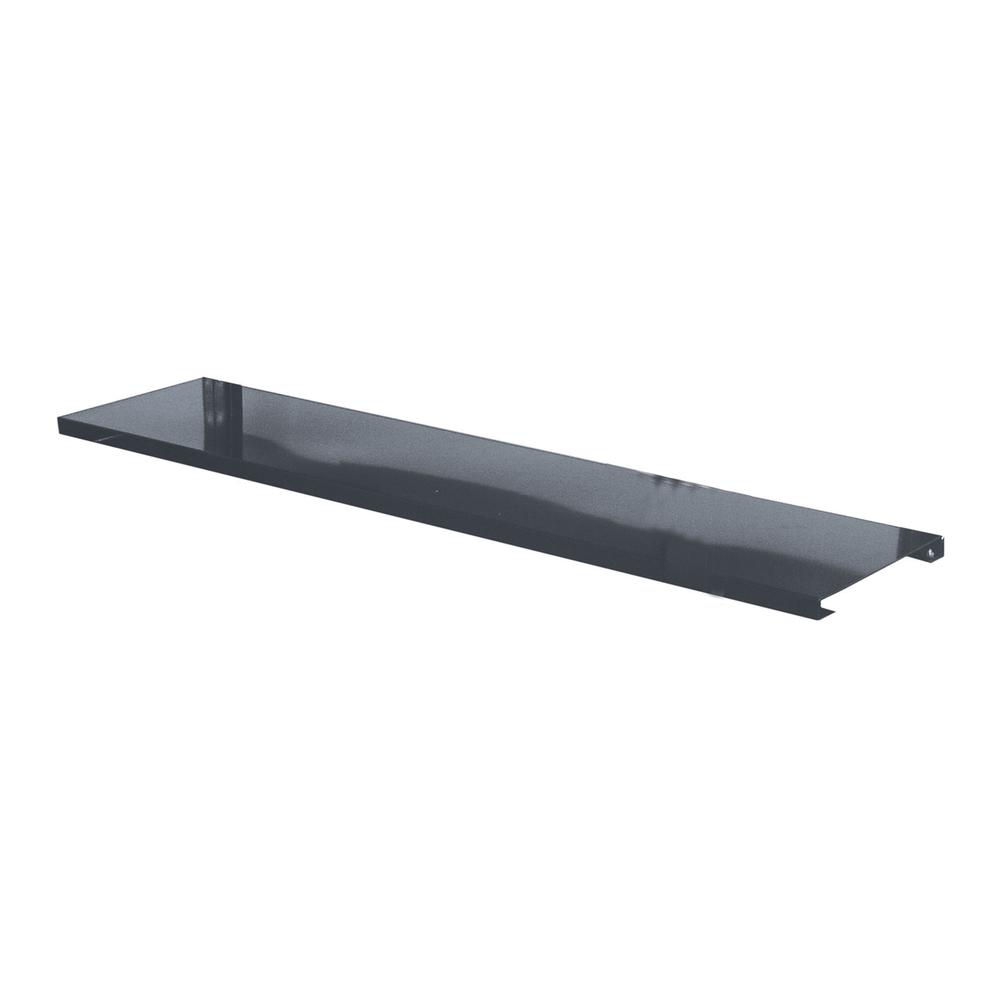 Adjustable Leg Workbench Lower Shelf, 60"W x 12"D, 708 Midnight Ebony