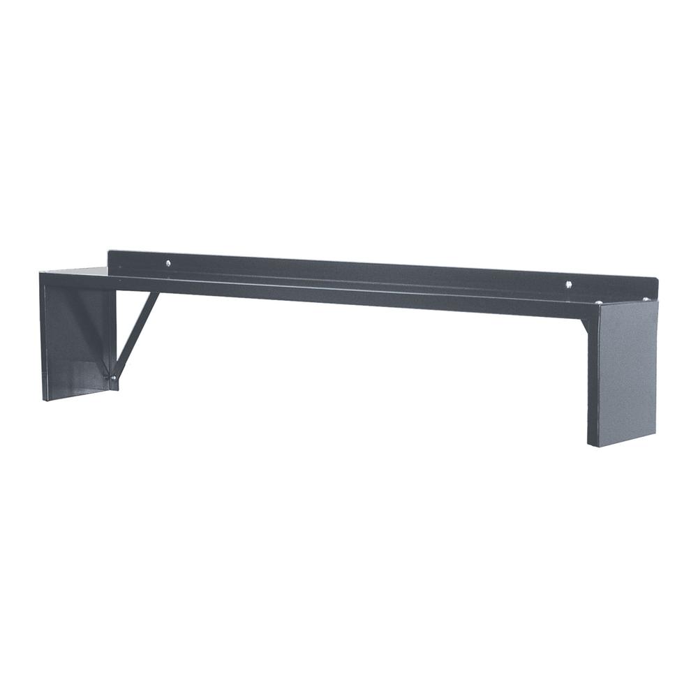 Adjustable Leg Workbench Riser, 48"W x 10"D x 12"H, 708 Midnight Ebony