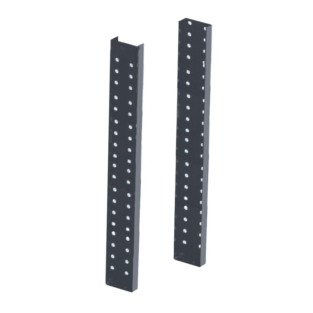 Leg Extension (Pair) for Adjustable Leg Workbench, 24"H, 708 Midnight Ebony
