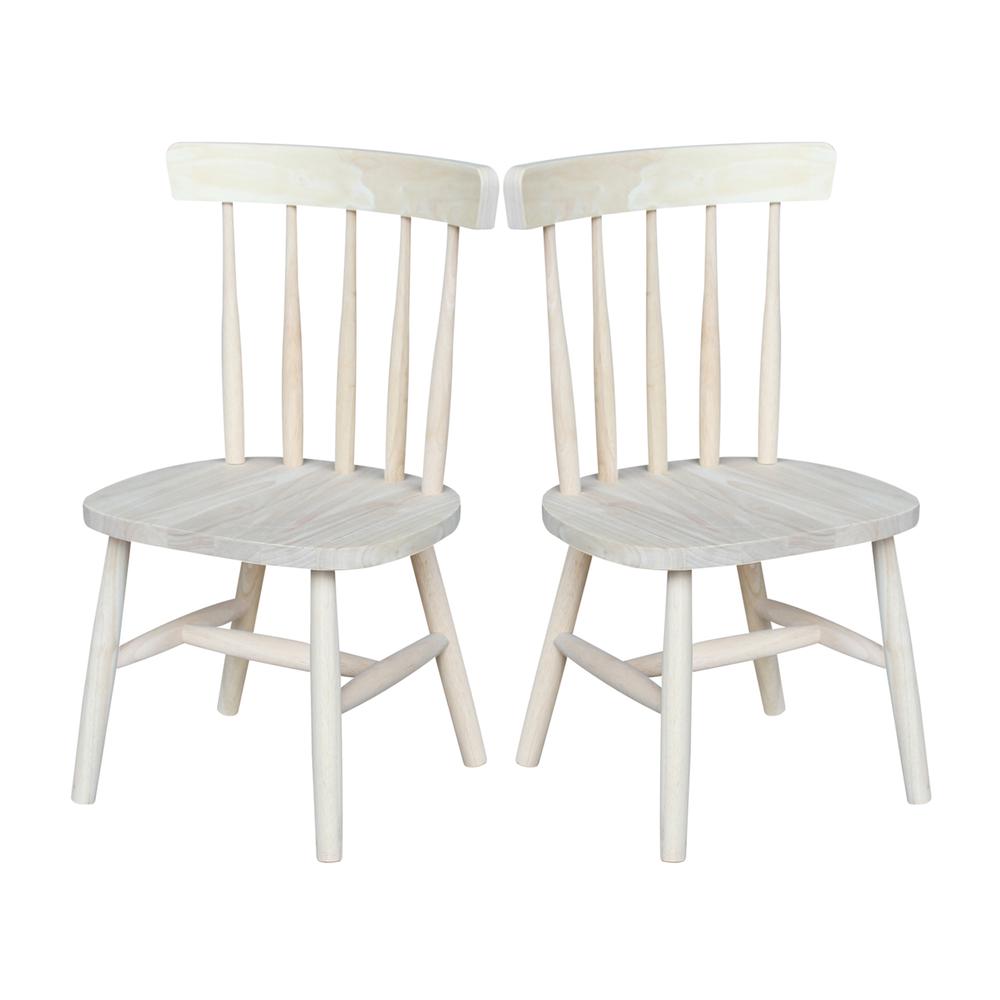Tot's Chair - Unfinished, Ready to finish set of 2