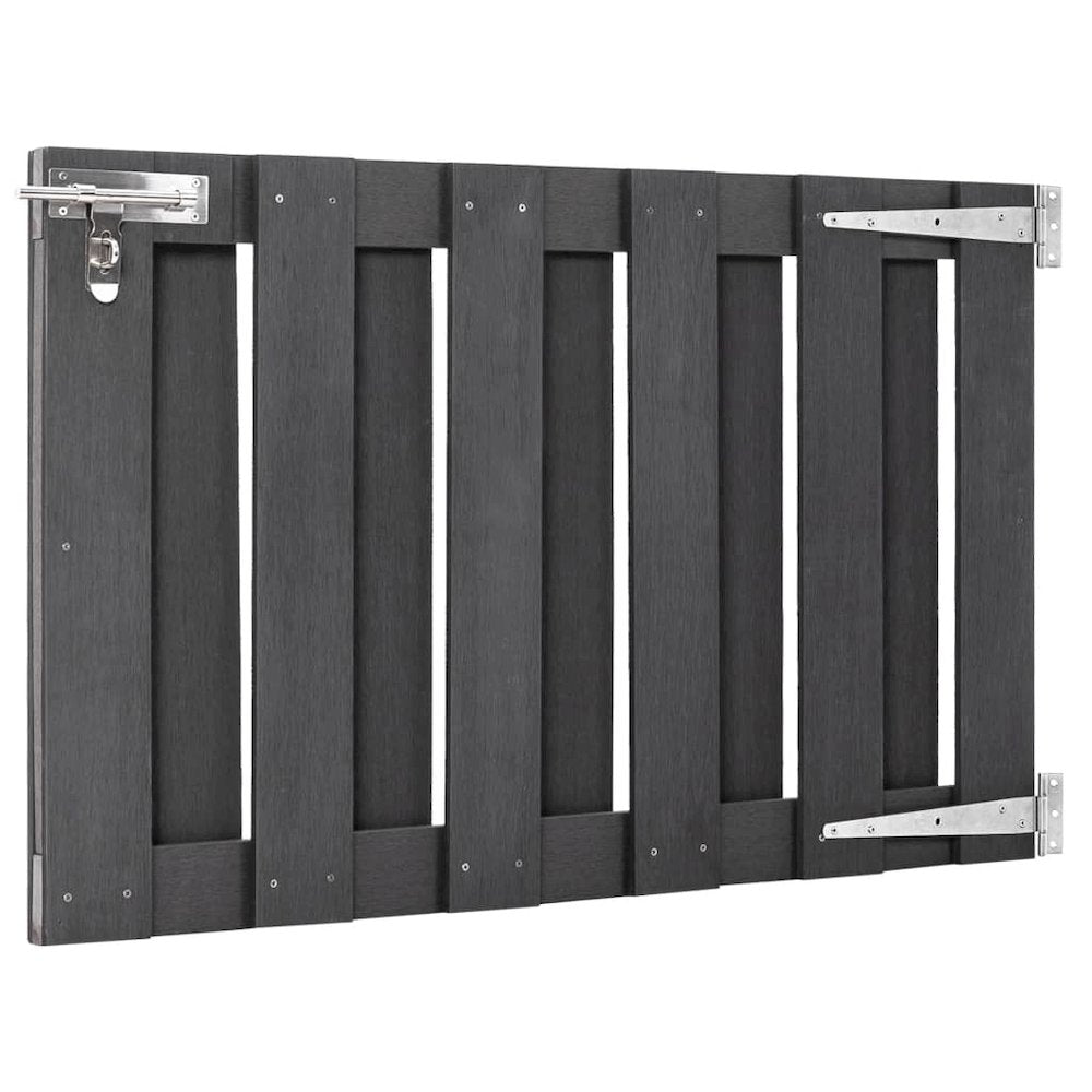 vidaXL Garden Gate WPC 39.4"x23.6" Gray