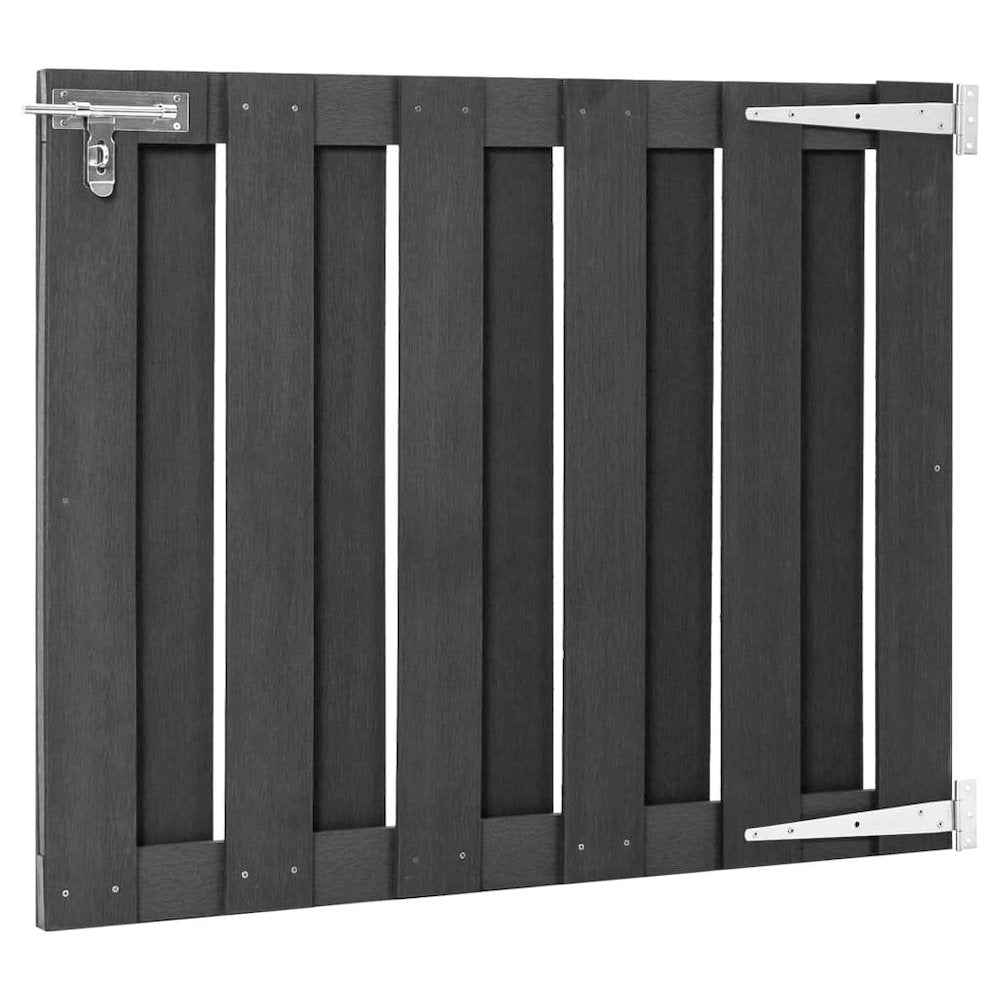 vidaXL Garden Gate WPC 39.4"x31.5" Gray