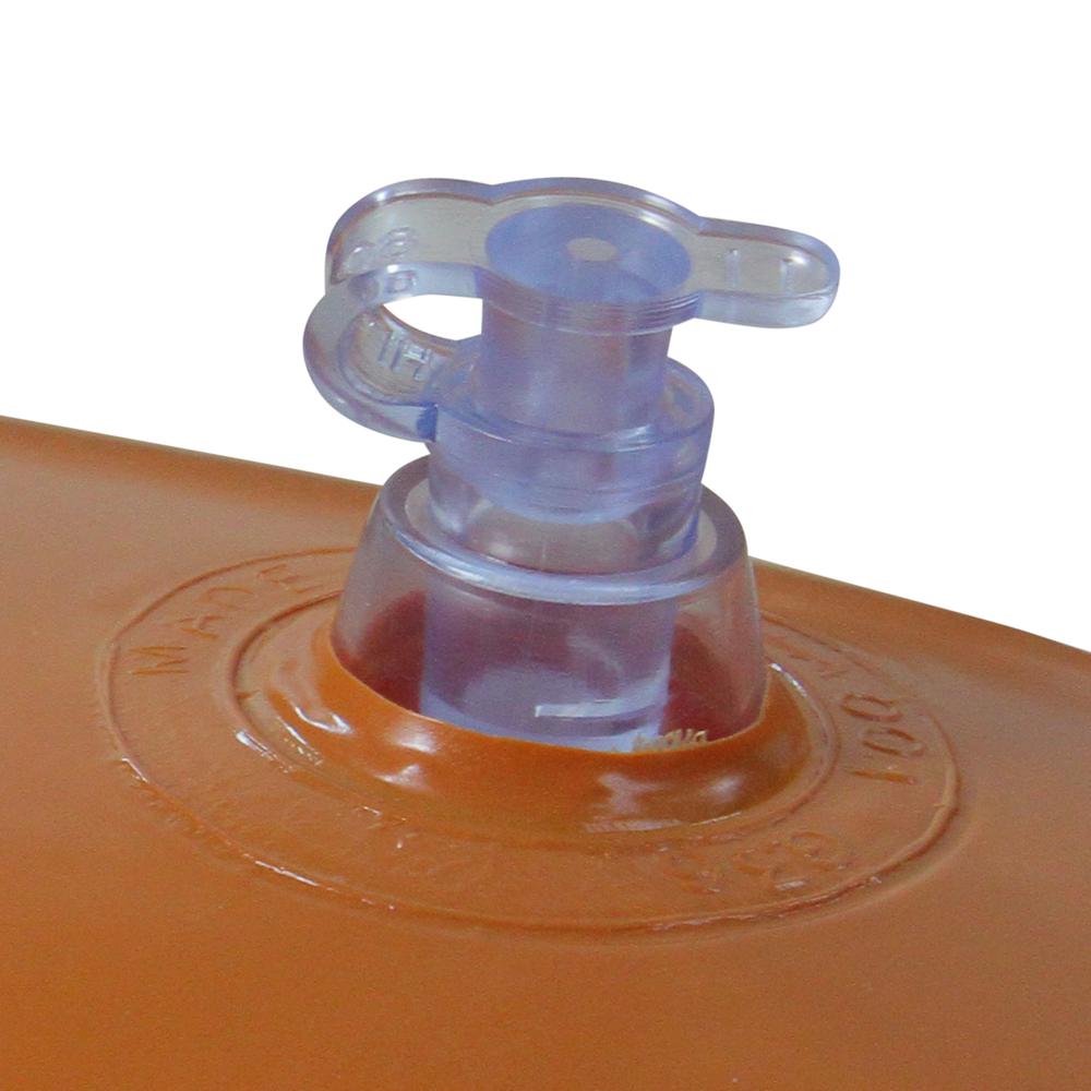 Inflatable Chocolate Brown and White Dotted Giant Pretzel 3-Person Swimming Pool Float 10-Inch