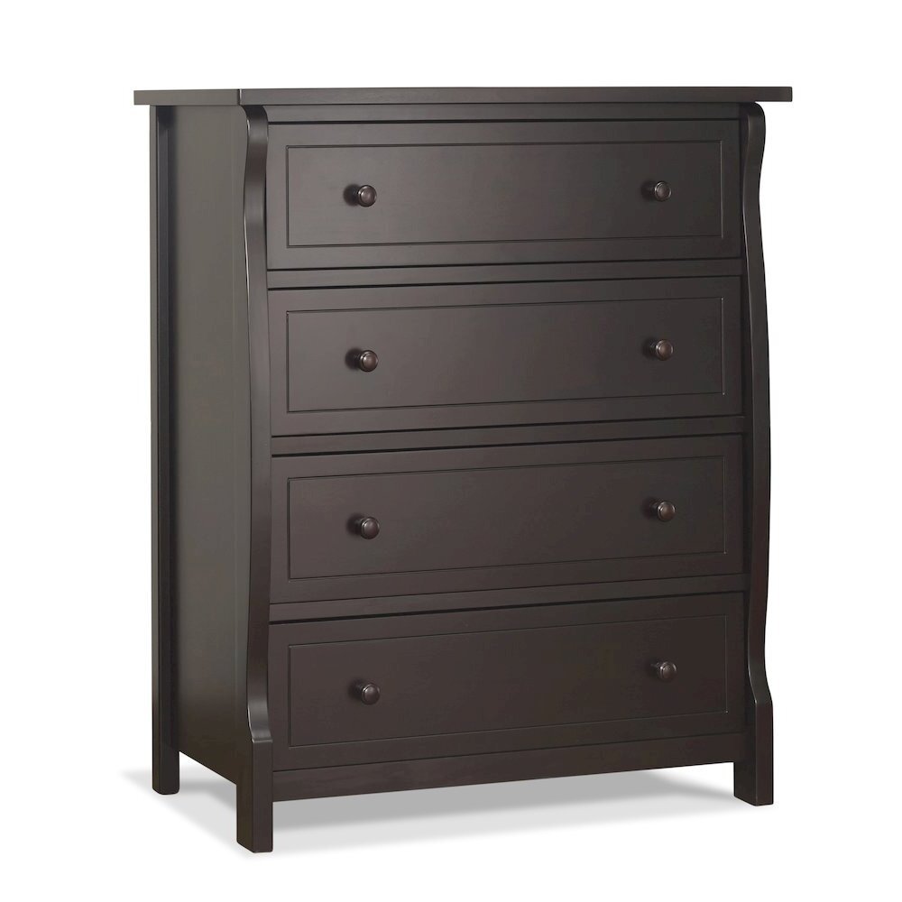Sorelle Princeton Elite 4 Drawer Dresser,Espresso Color