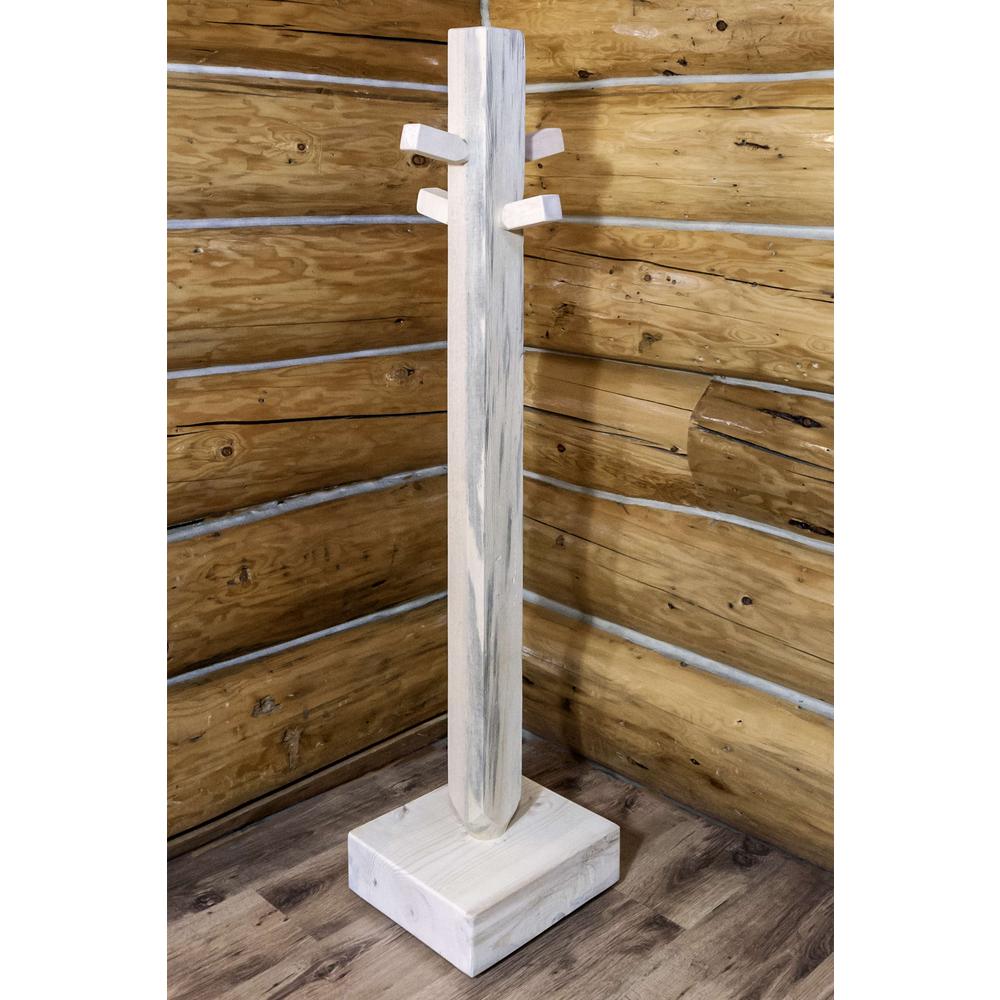 Homestead Collection Child's Coat Tree, Clear Lacquer Finish