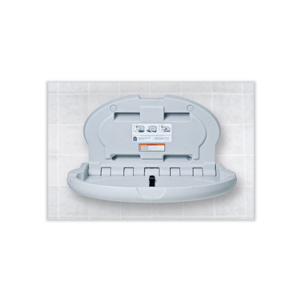 KB208 Oval Wall Mounted, 34 x 21, Gray