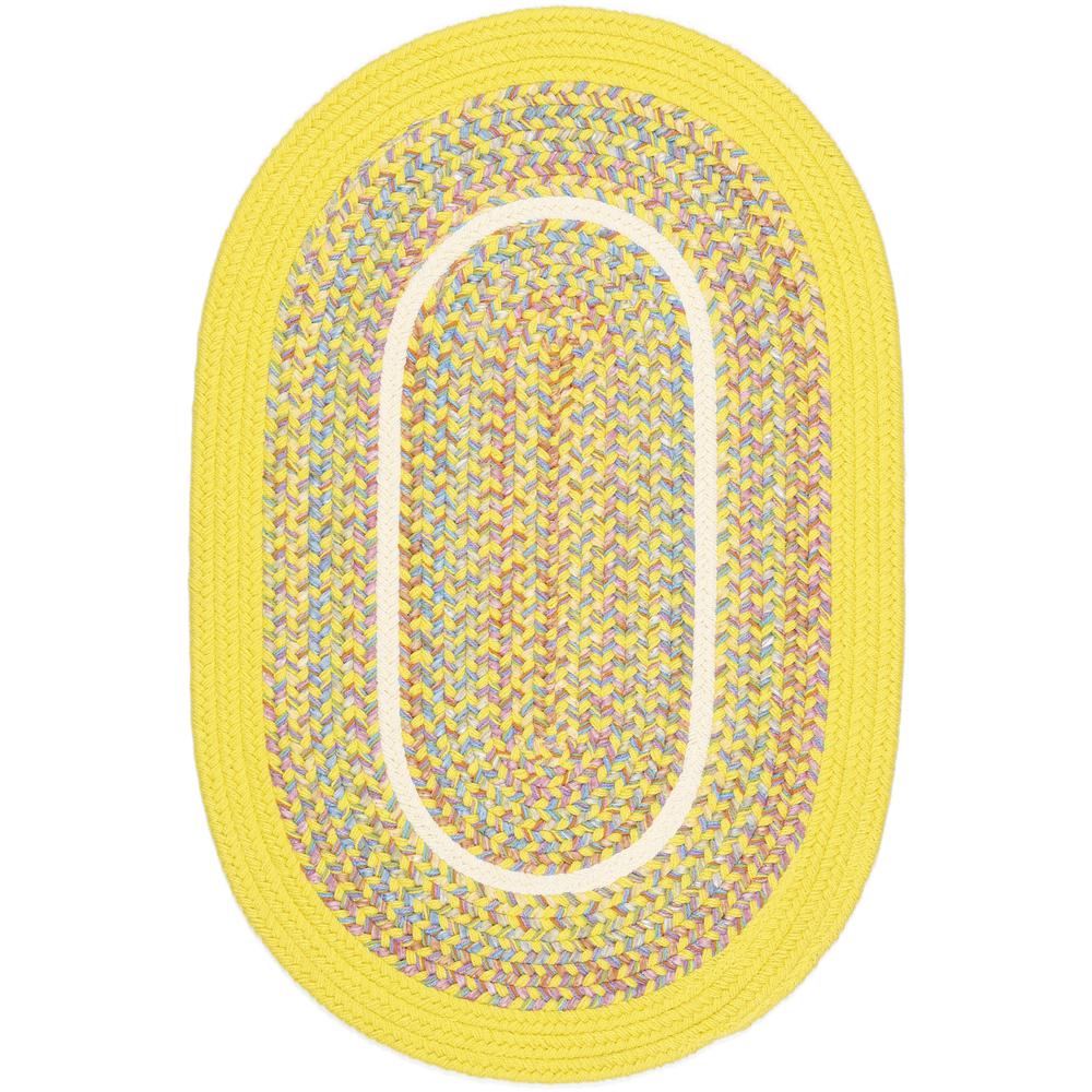 Kids' Isle Yellow Banded 4X6 Oval