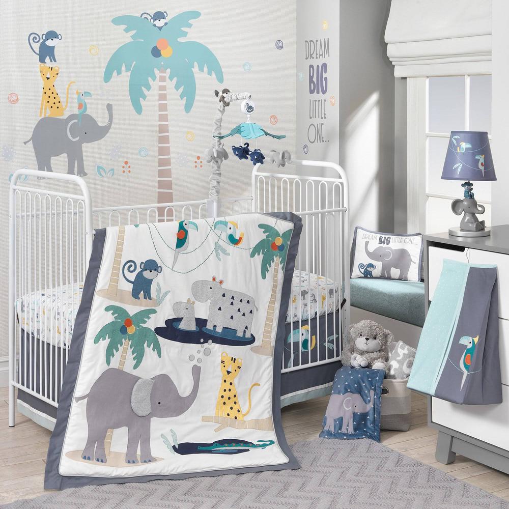 Animal Crackers 5-Piece Bedding Set