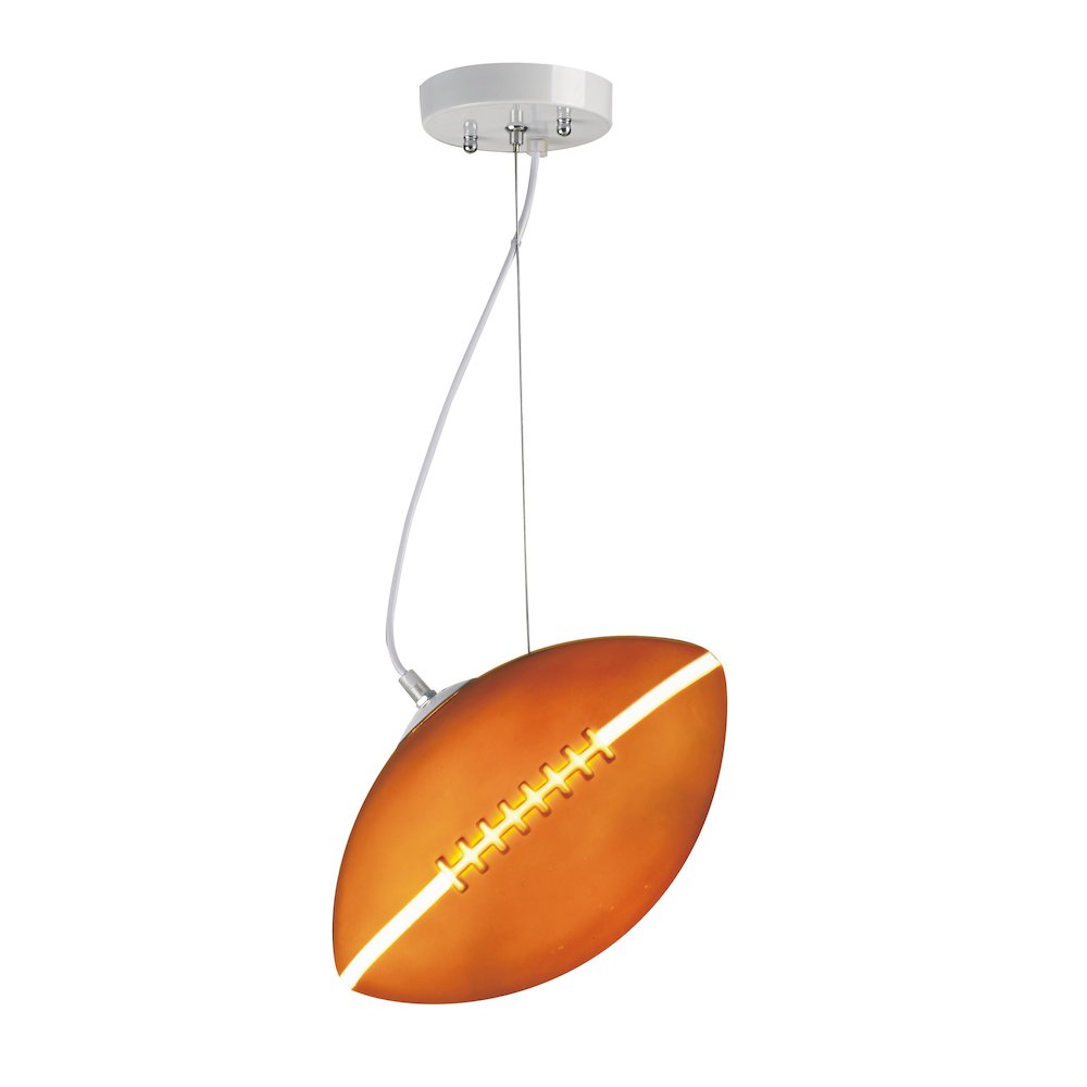 1-Light Brown Football Children's Lighting