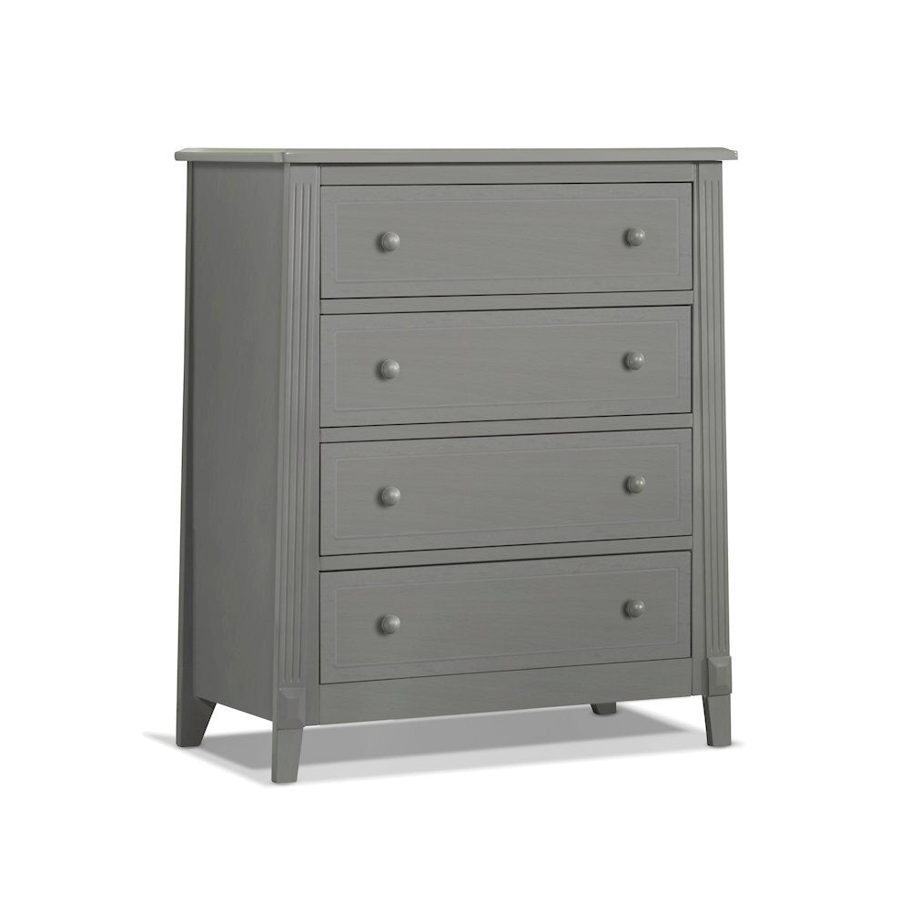 Sorelle Berkley 4 Drawer Chest,Weathered Gray Color
