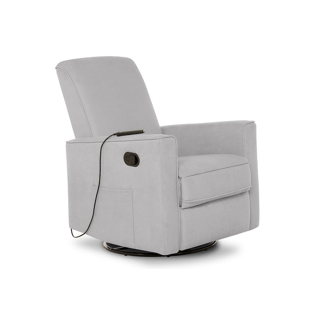 Evolur Raleigh Basic Glider |Recliner| Rocker, 610-GRY