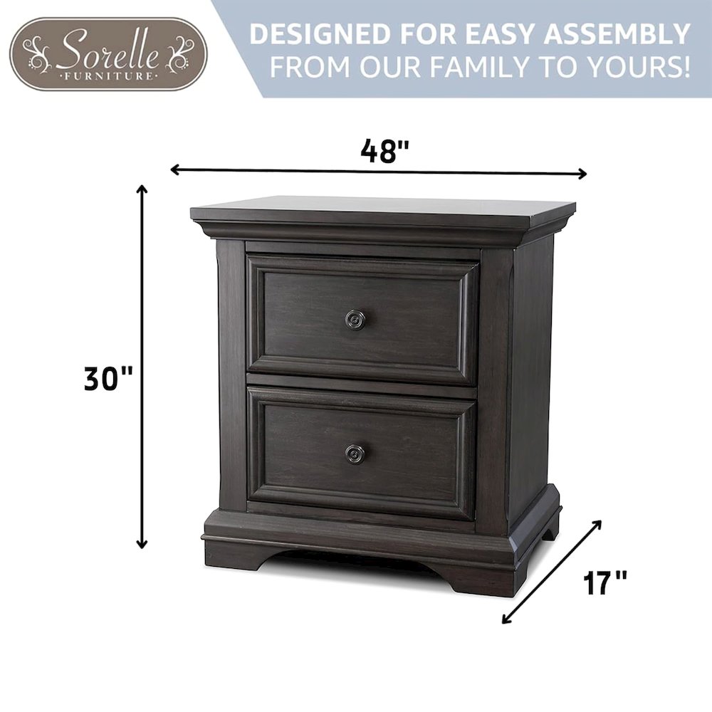 Sorelle Portofino Nightstand,Autumn Color