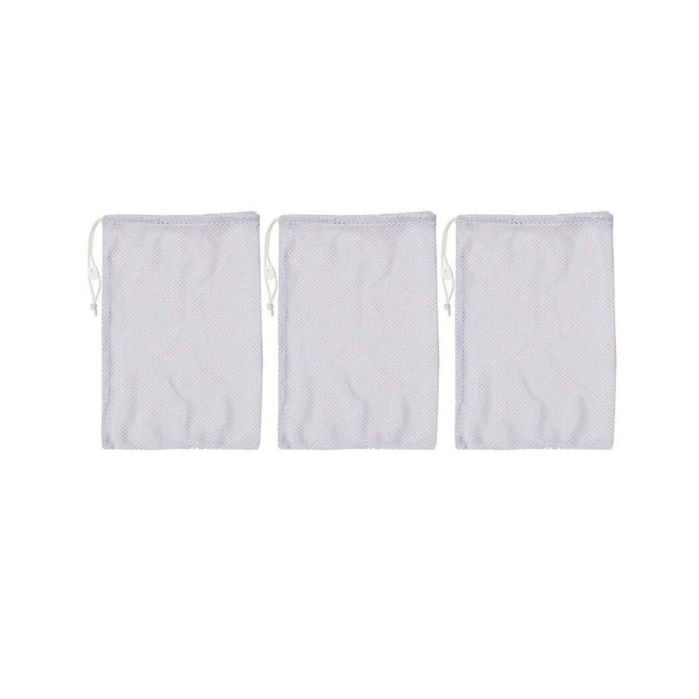 Equipment Bag, Mesh, 24" x 36", White, Pack of 3