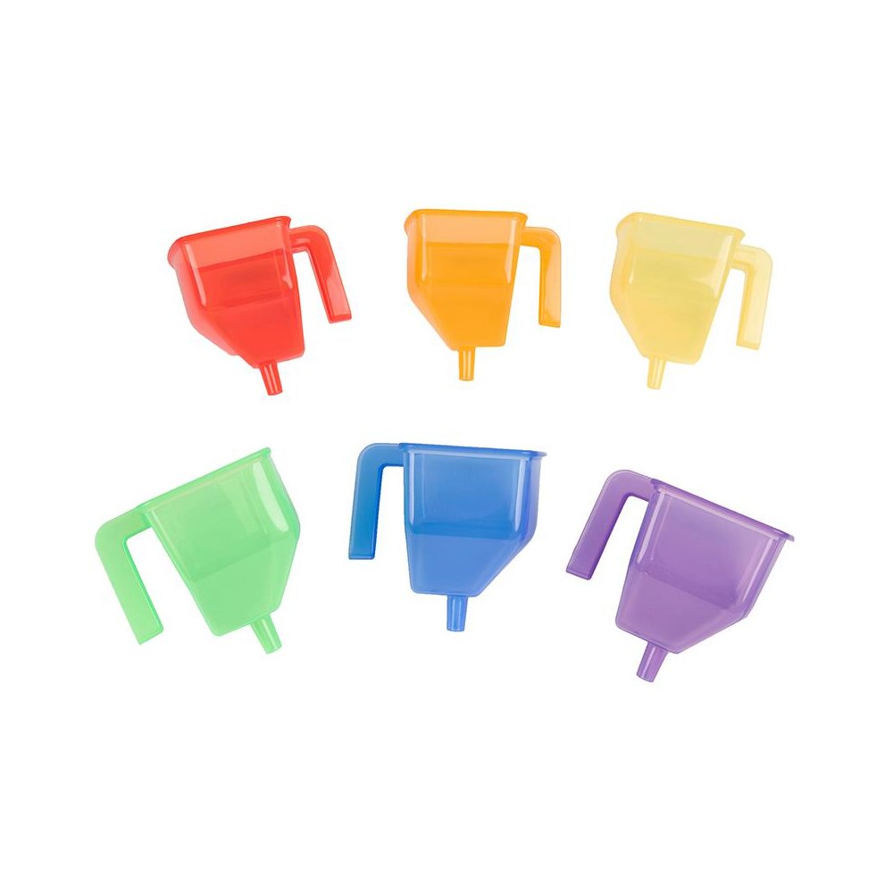 Translucent Funnels, Set of 6