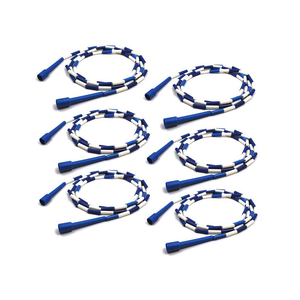 Segmented Plastic Jump Rope, 9', Pack of 6