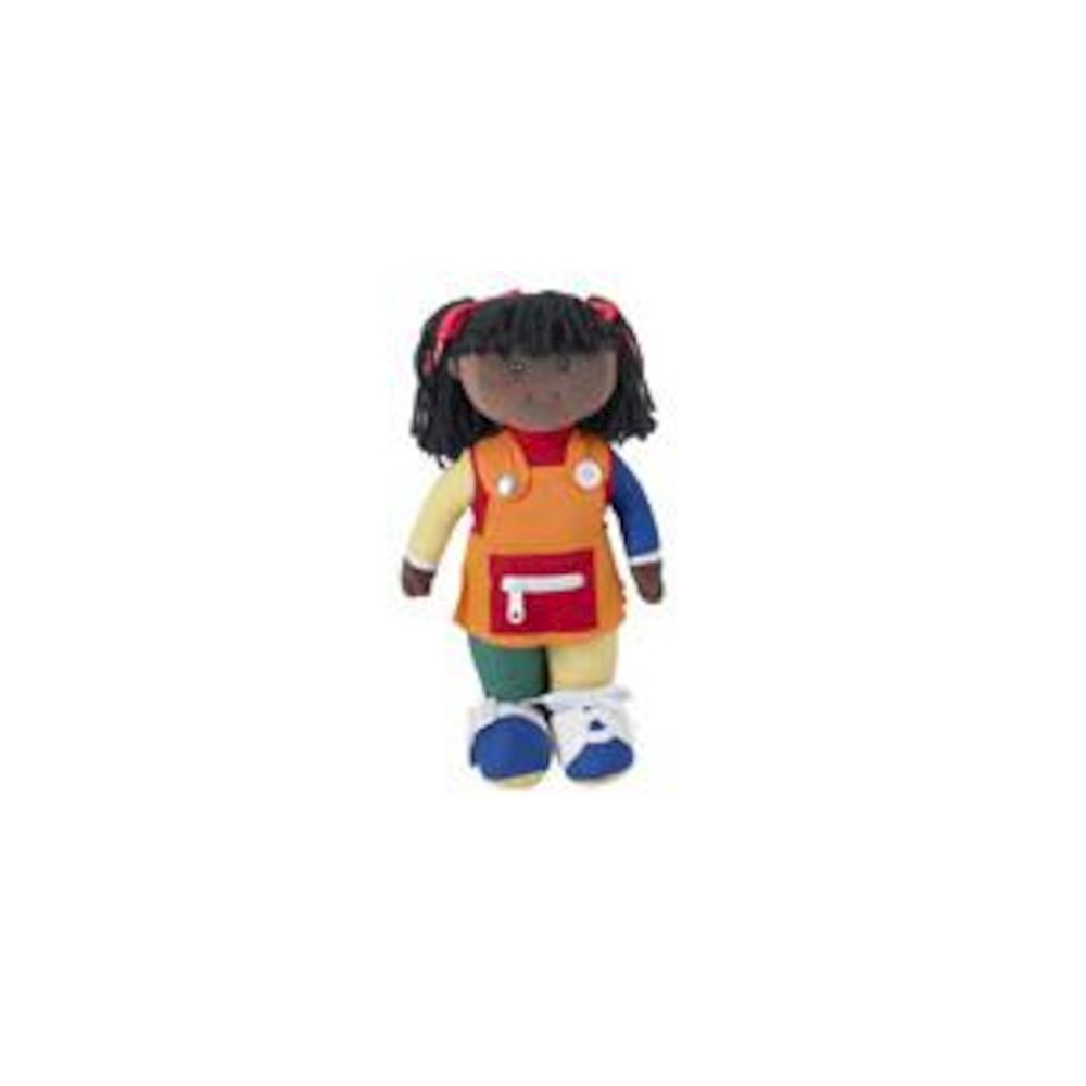 LEARN TO DRESS DOLL BLACK GIRL