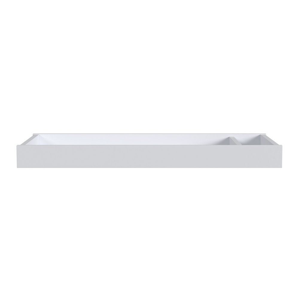 Westwood Design Rowan Modern Style Wood Changer Topper in Ash Linen White