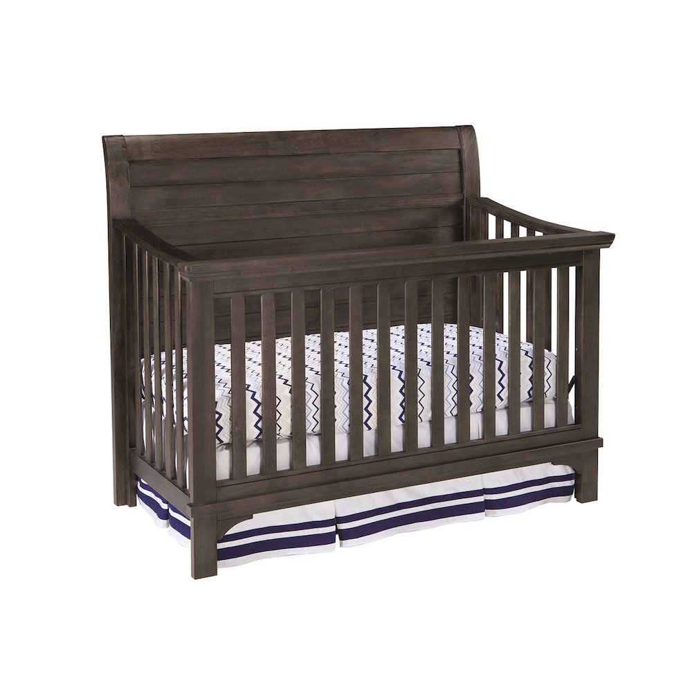 Westwood Design Taylor Farmhouse Wood Convertible Crib in River Rock Brown