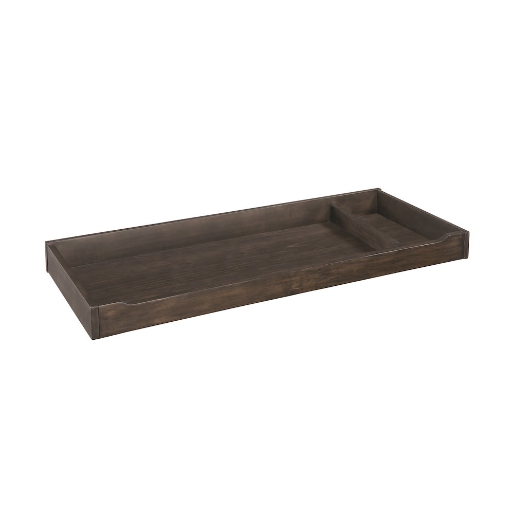 Westwood Design Taylor Farmhouse Wood Changer Topper in River Rock Brown