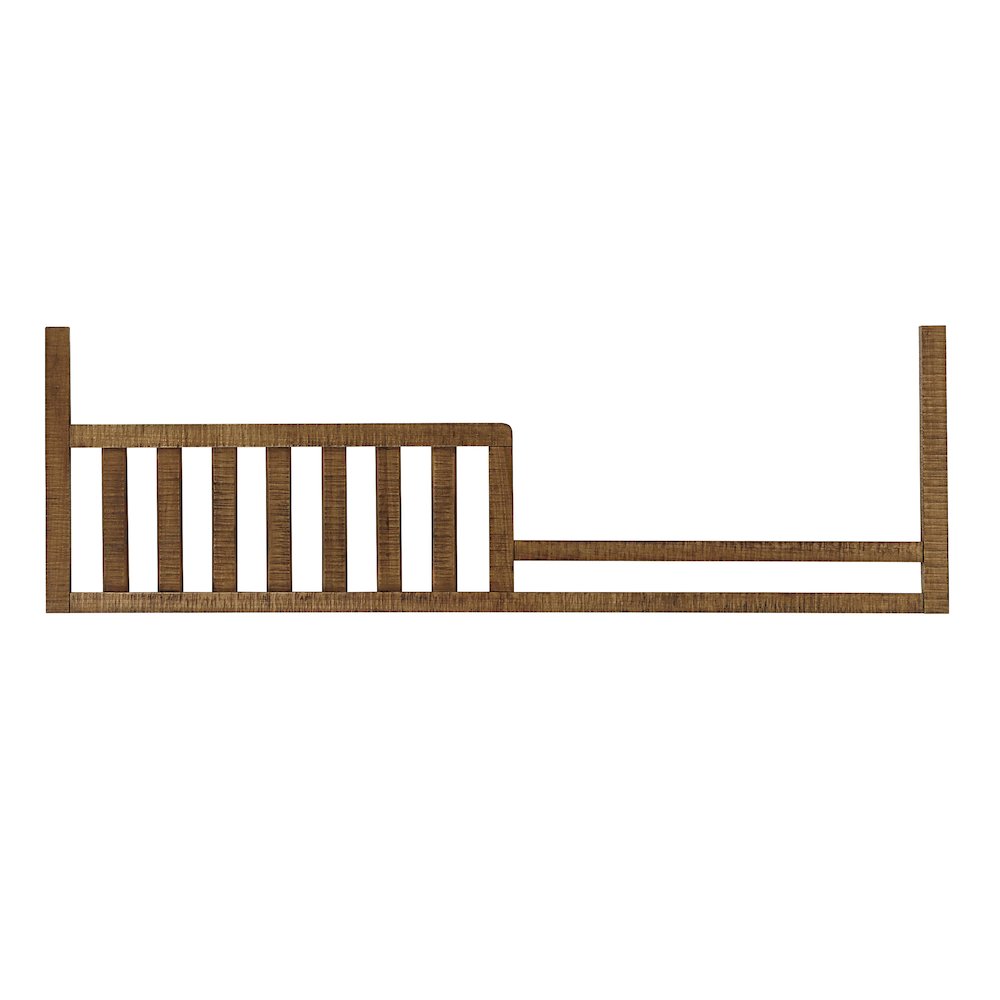 Westwood Design Urban Rustic Wood Convertible Toddler Rail - Brushed Wheat Brown