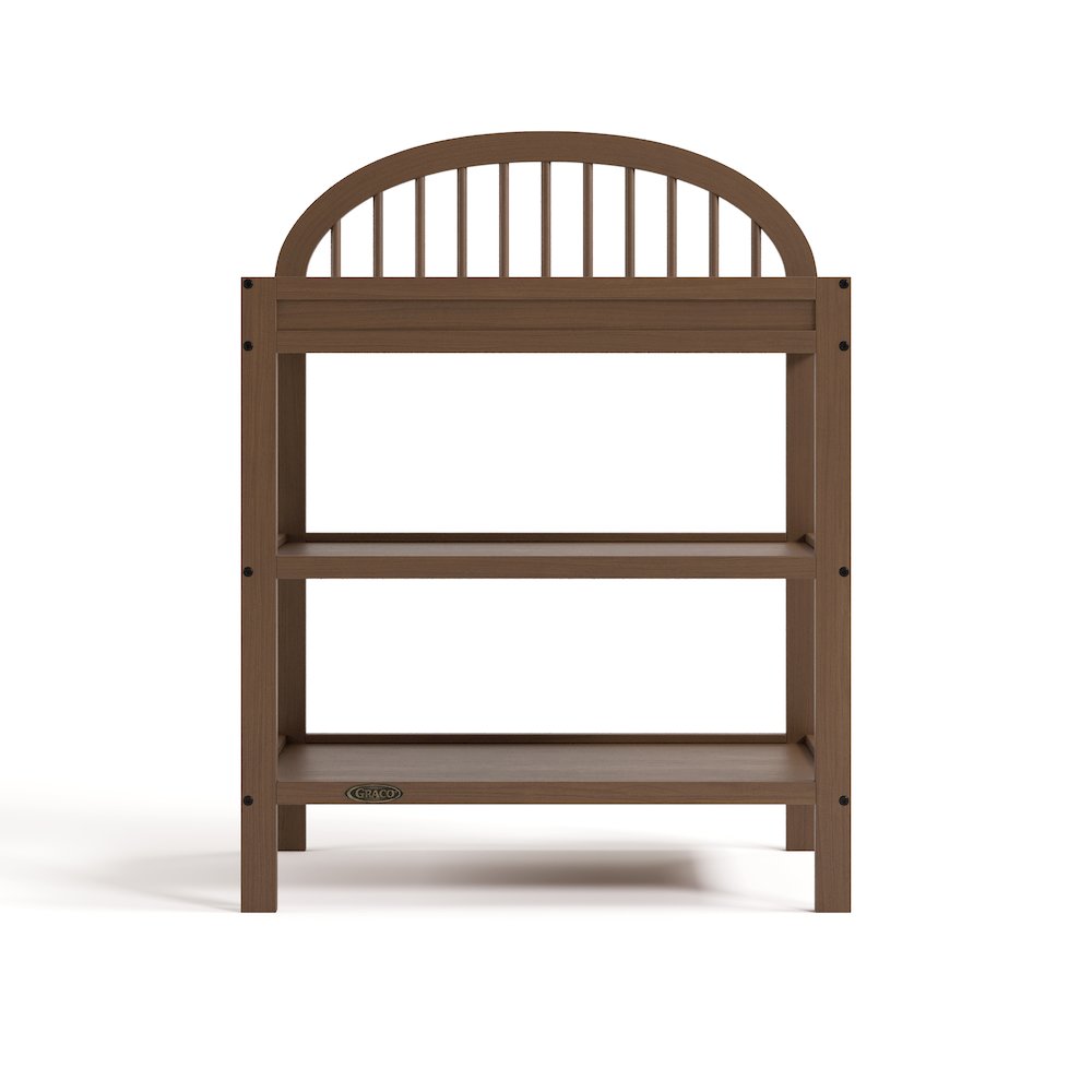 Graco Olivia Changing Table with Water-Resistant Changing Pad - Hazelnut