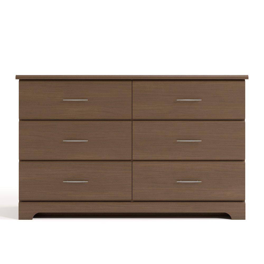 Brookside 6-Drawer Dresser- Hazelnut