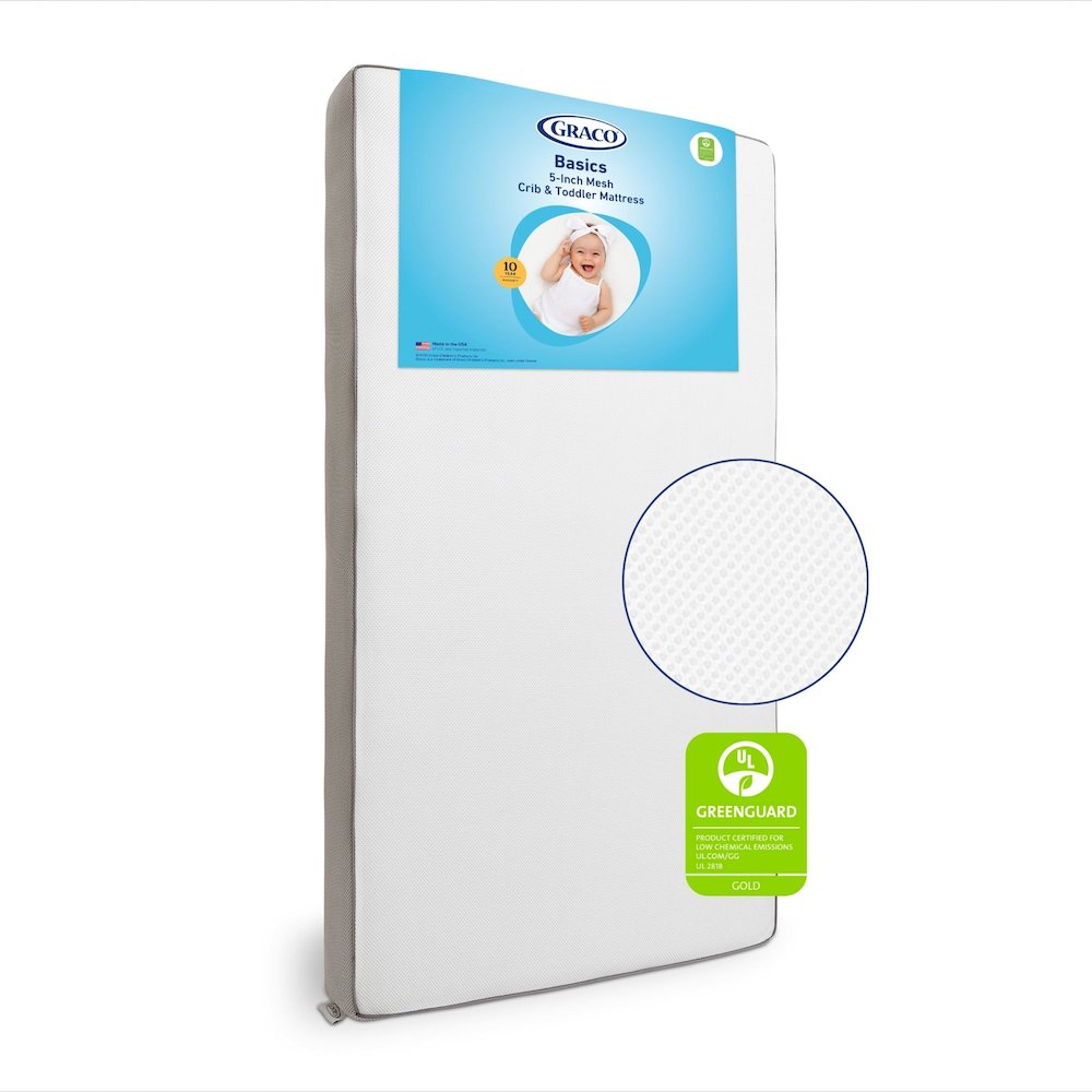 Basics 5-Inch Mesh Crib & Toddler Mattress