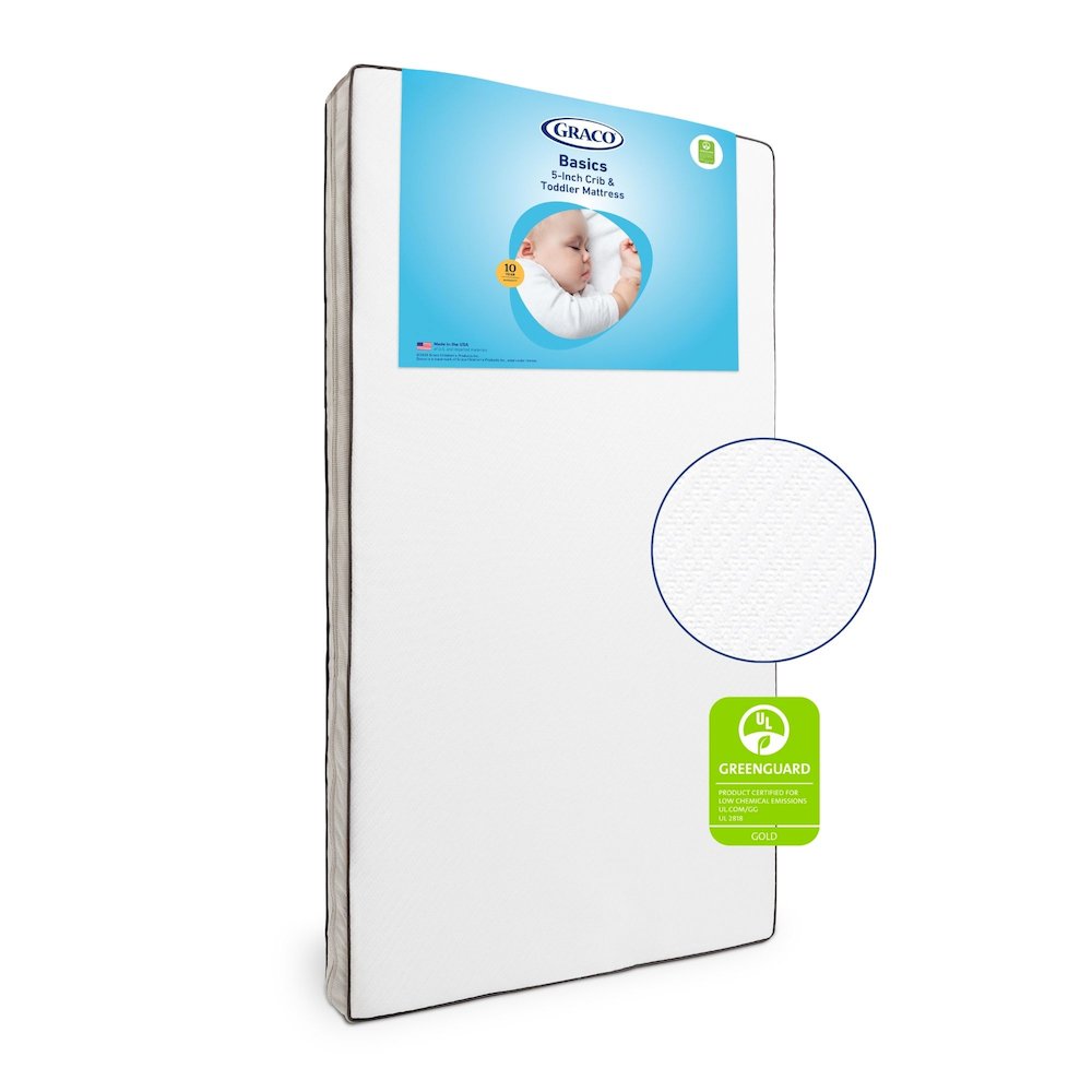 Basics 5-Inch Crib & Toddler Mattress