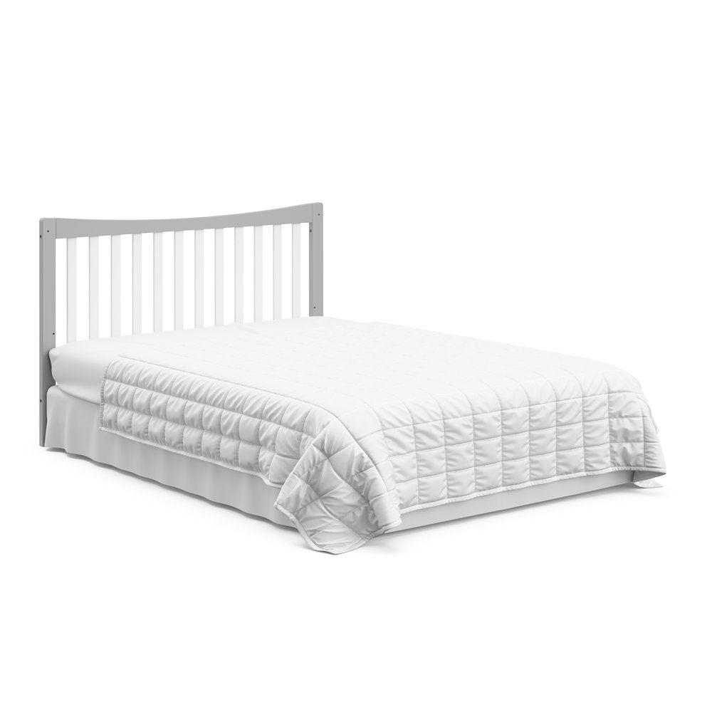 Graco Remi All-in-One Convertible Crib with Drawer and Changer (Pebble Gray)