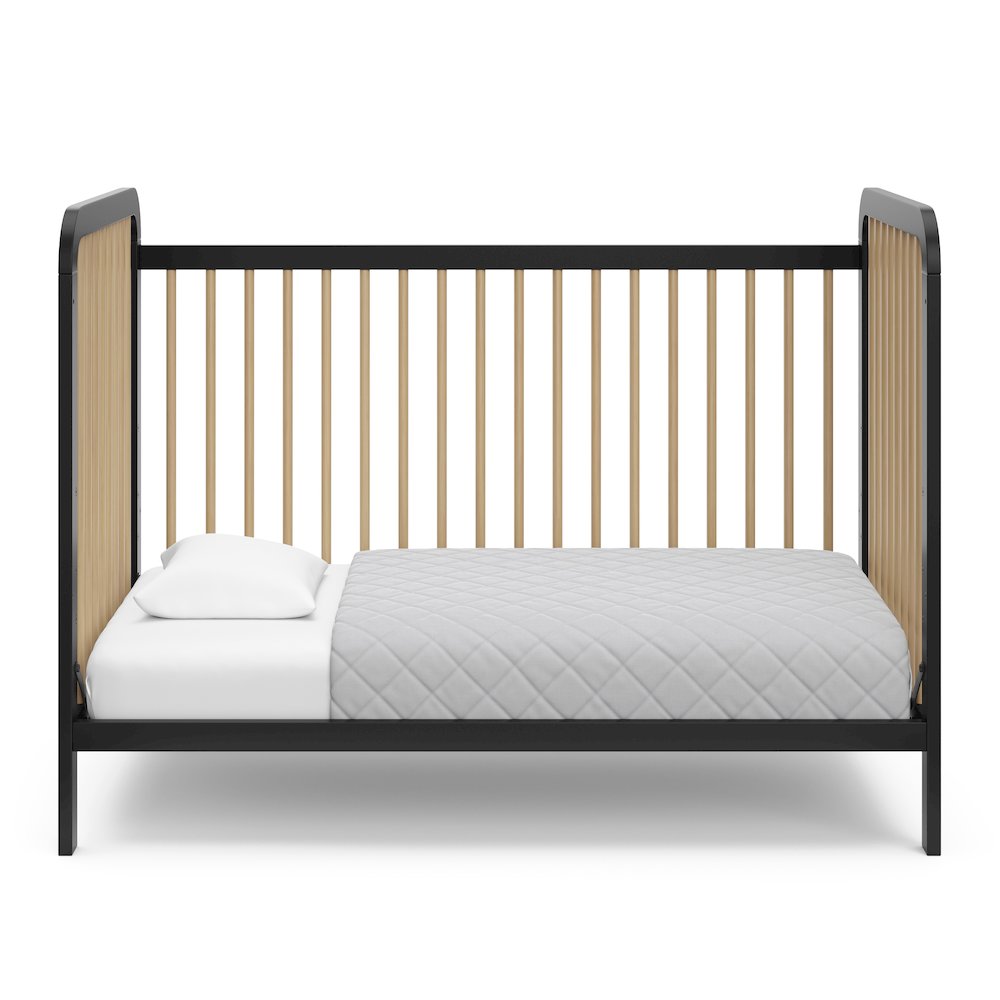 Storkcraft Pasadena 3-in-1 Convertible Crib - Black with Driftwood