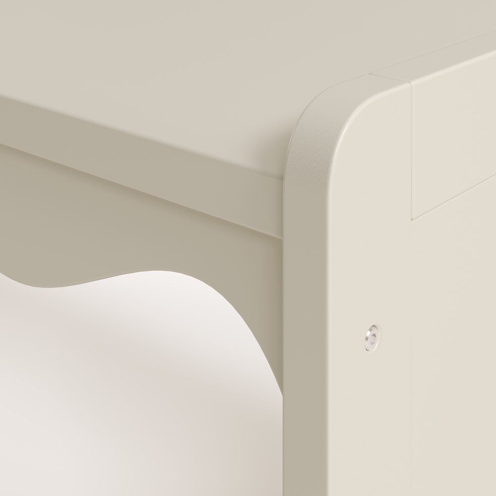 Casablanca Table & Bench Set-Frosted Oat