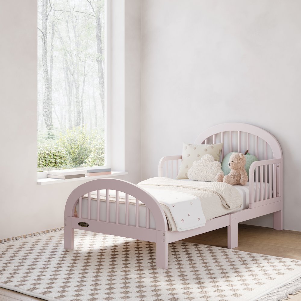 Olivia Toddler Bed-Blush