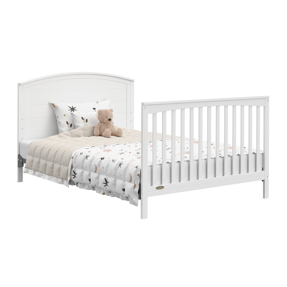 Graco Bellwood 5-in-1 Convertible Crib with Drawer (White)