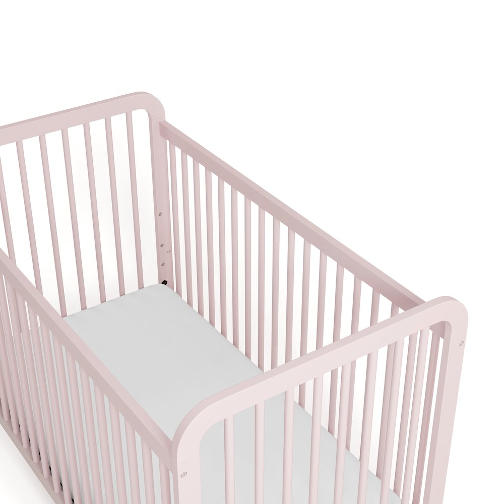 Pasadena 3-in-1 Convertible Crib - Blush