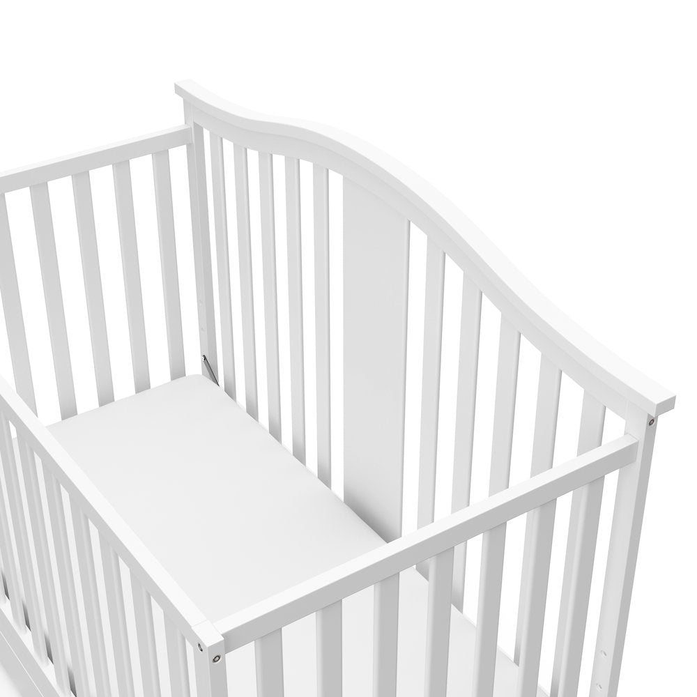 Graco Solano 4-in-1 Convertible Crib with Drawer - White