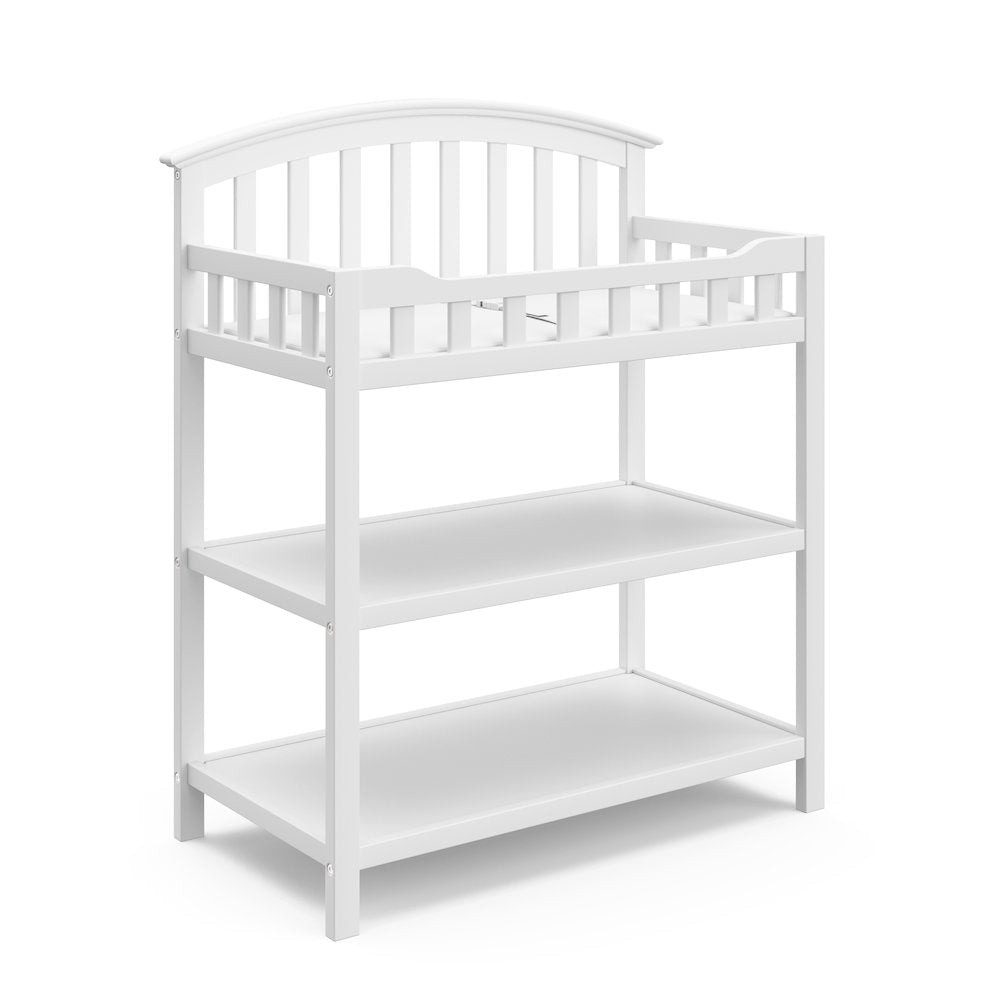 Graco Changing Table with Water-Resistant Changing Pad (White)
