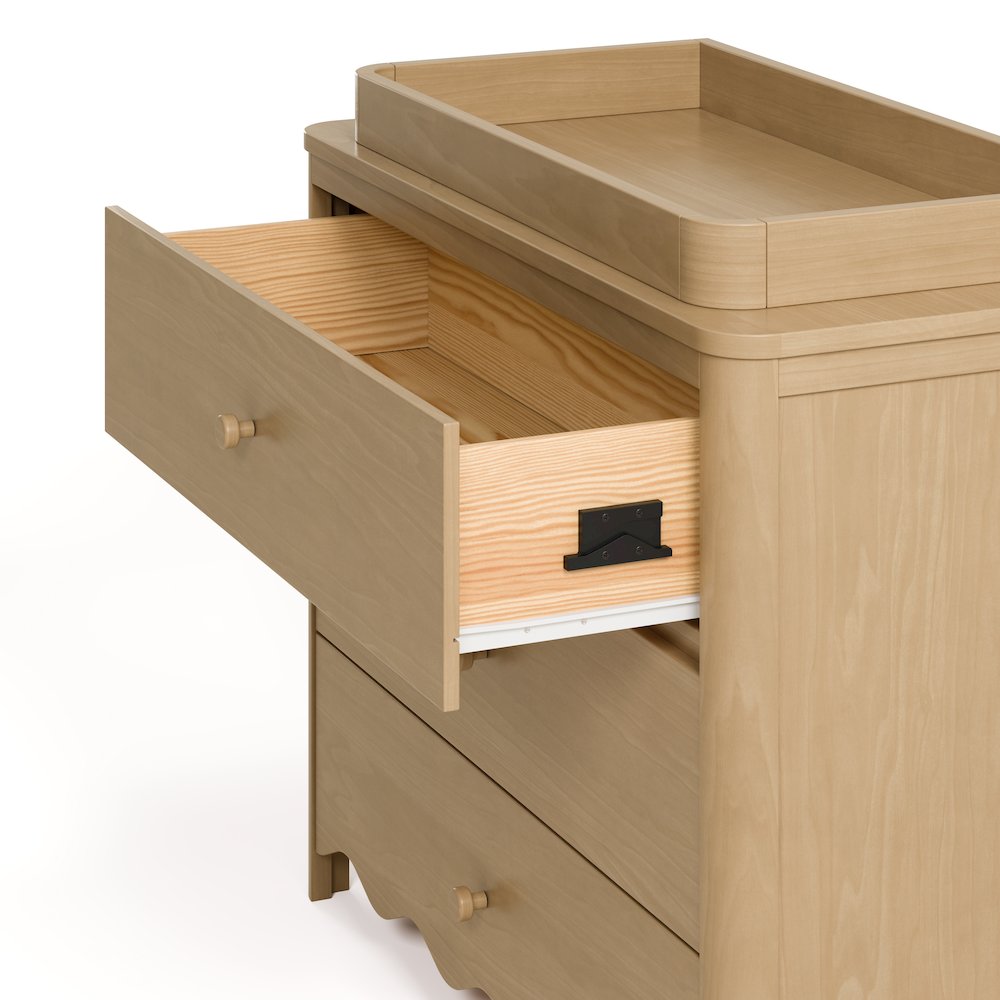 Casablanca 3 Drawer Chest With Topper-Driftwood