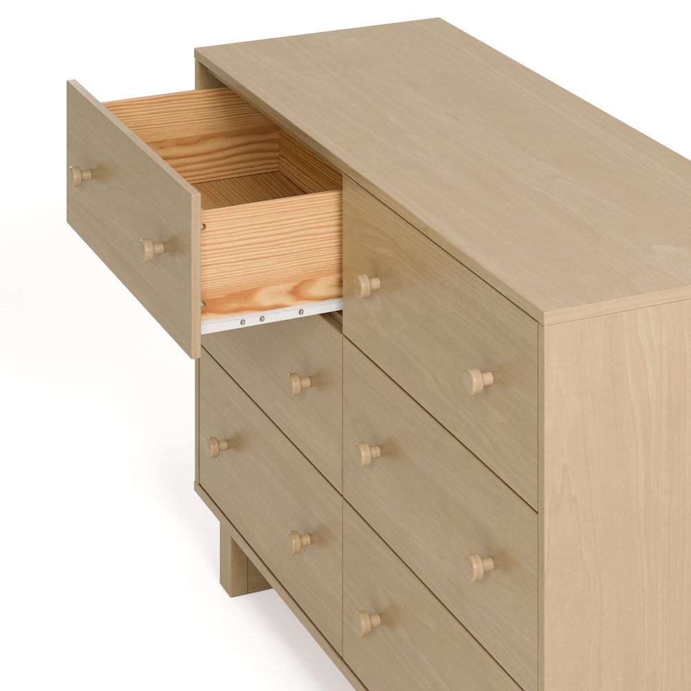 Texas 6 Drawer Dresser-Driftwood
