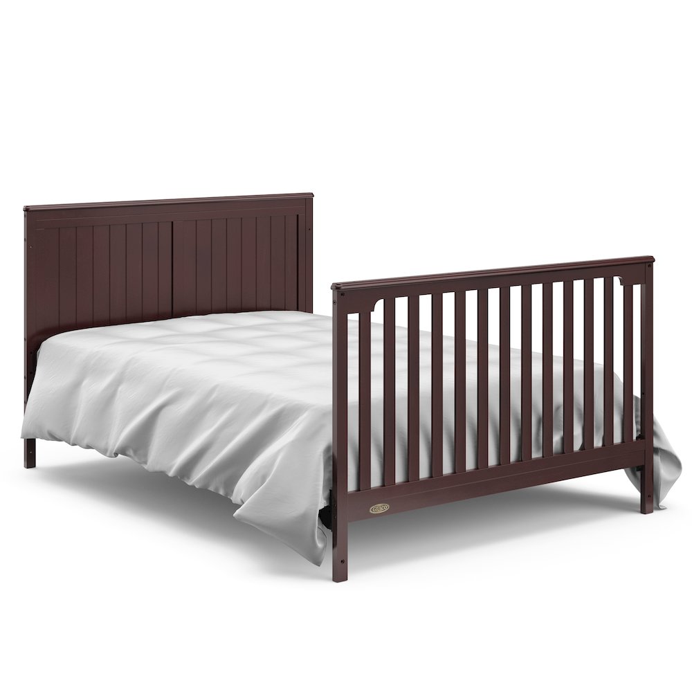 Graco Hadley 5-in-1 Convertible Crib with Drawer (Espresso)