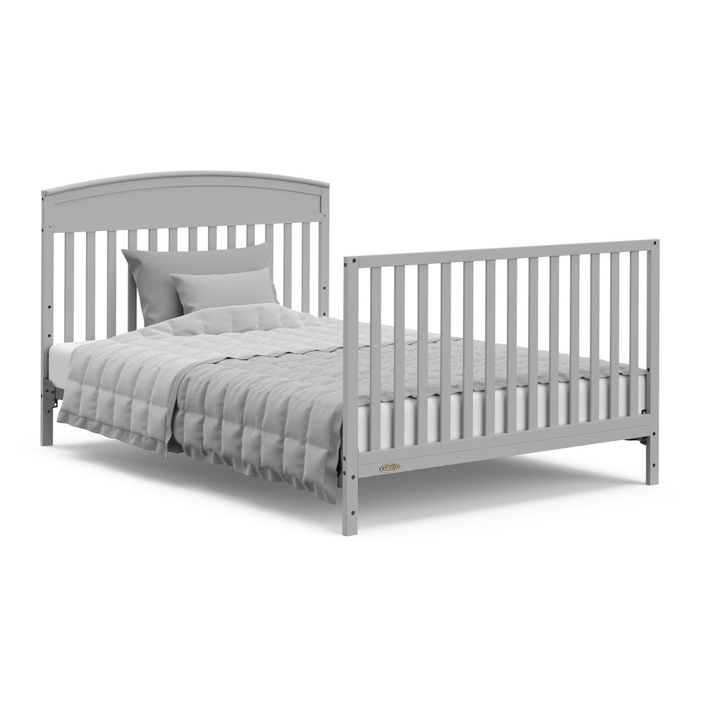 Graco Benton 5-in-1 Convertible Crib with Drawer (Pebble Gray)