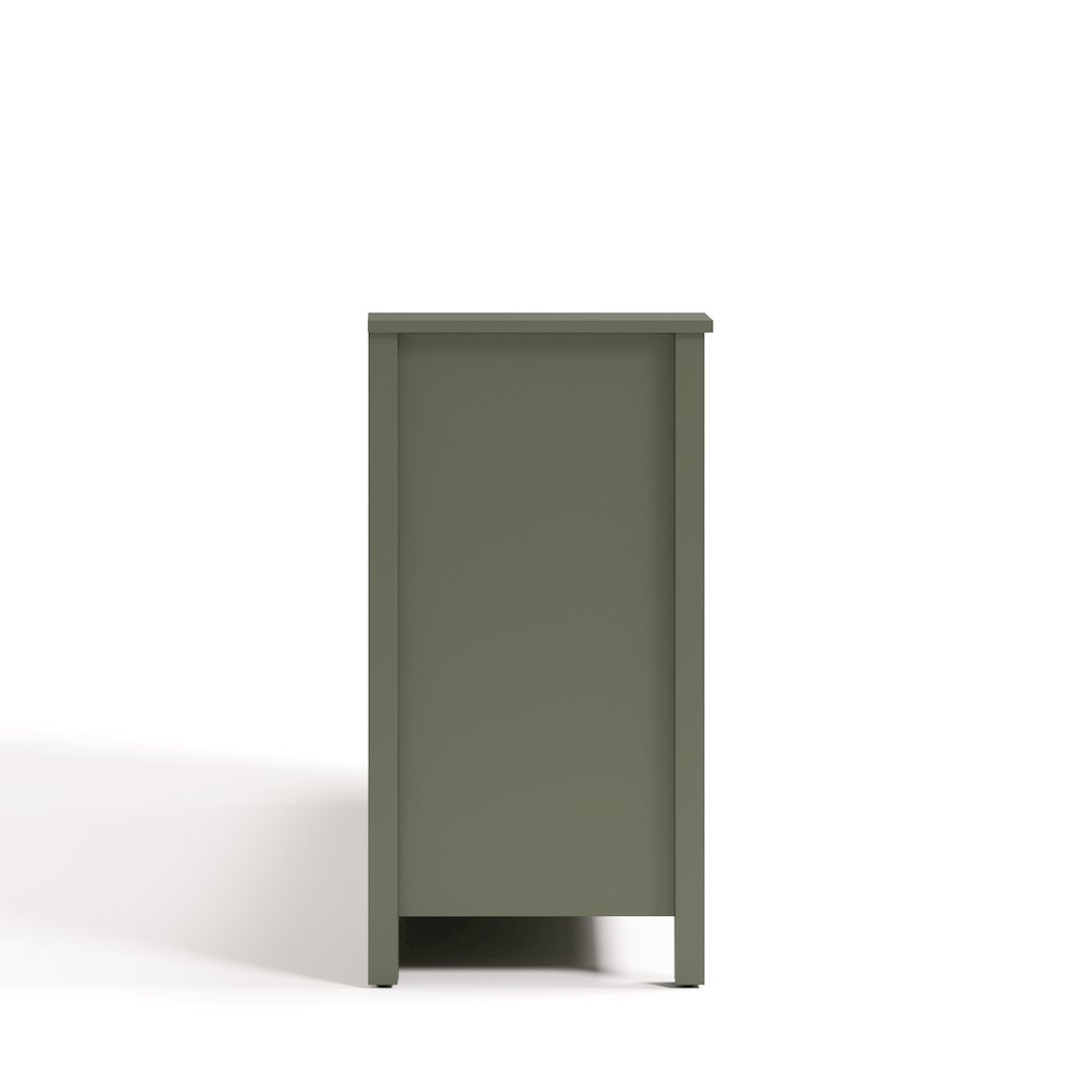 Alpine 6-Drawer Dresser- Olive