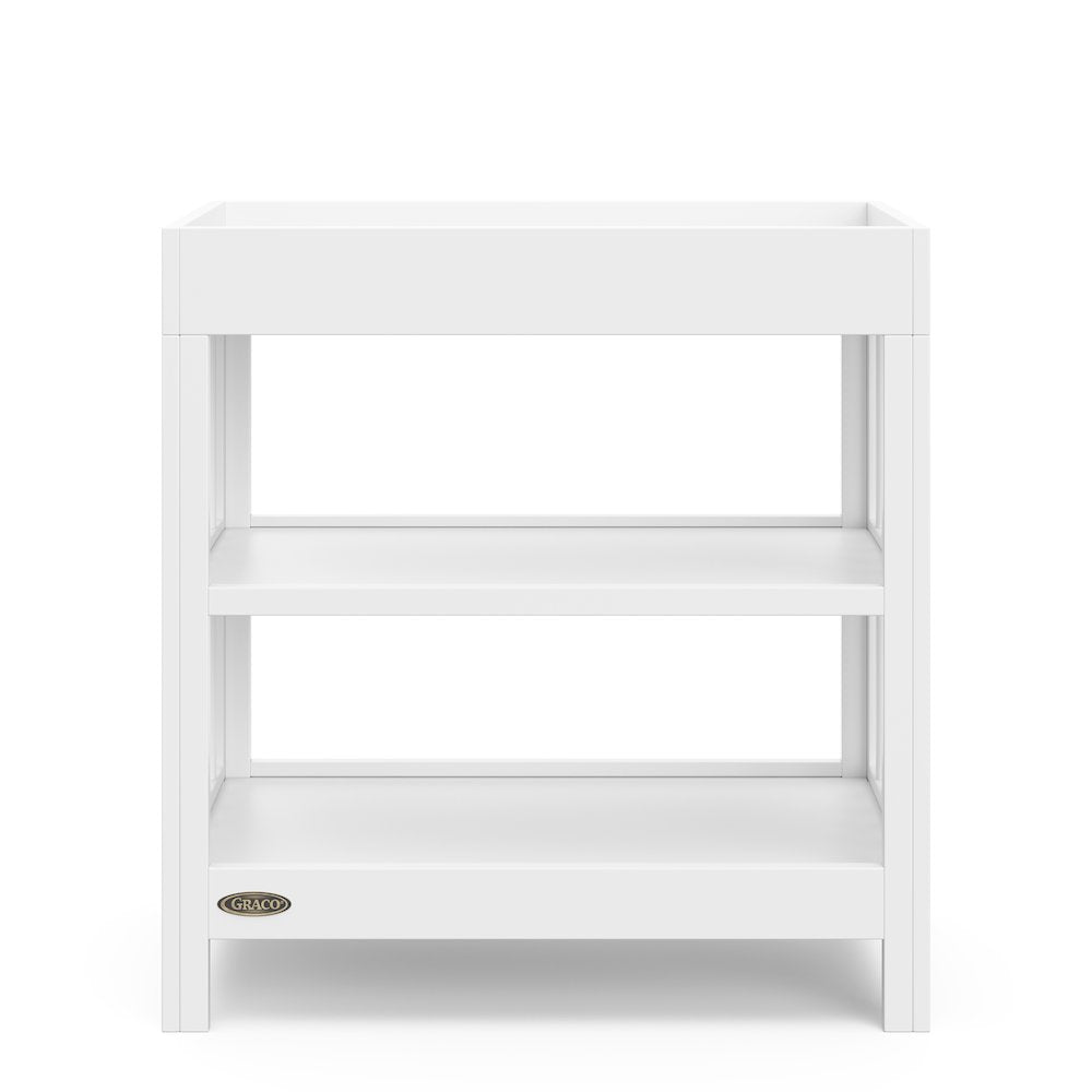 Graco Teddi Changing Table with Water-Resistant Changing Pad - White