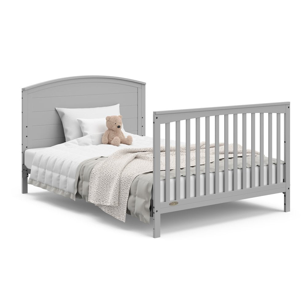 Graco Bellwood 5-in-1 Convertible Crib & Changer with Drawer (Pebble Gray)