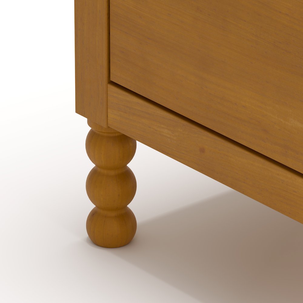 Rio 3 Drawer Chest with Topper-Almond