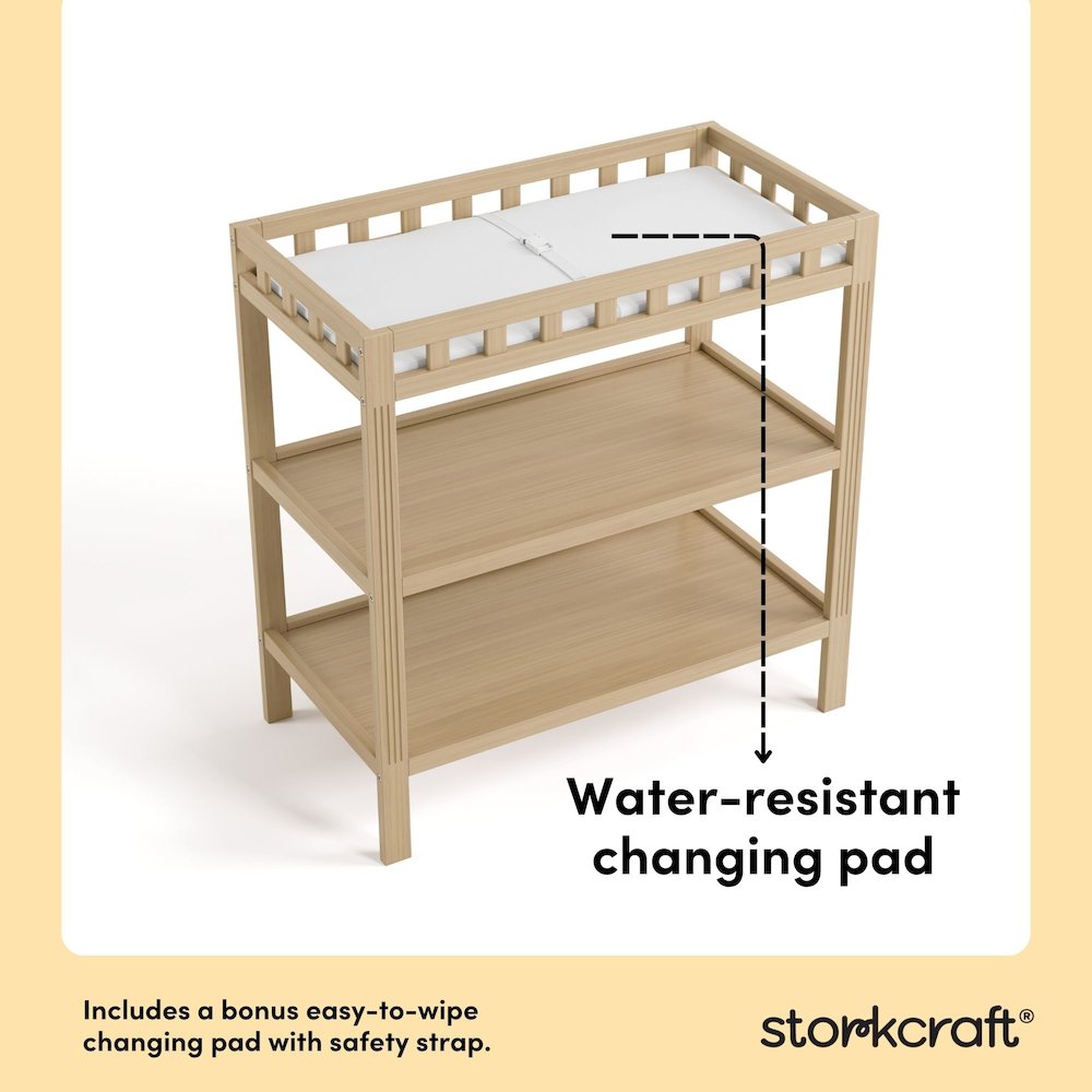Morningside Changing Table - Driftwood