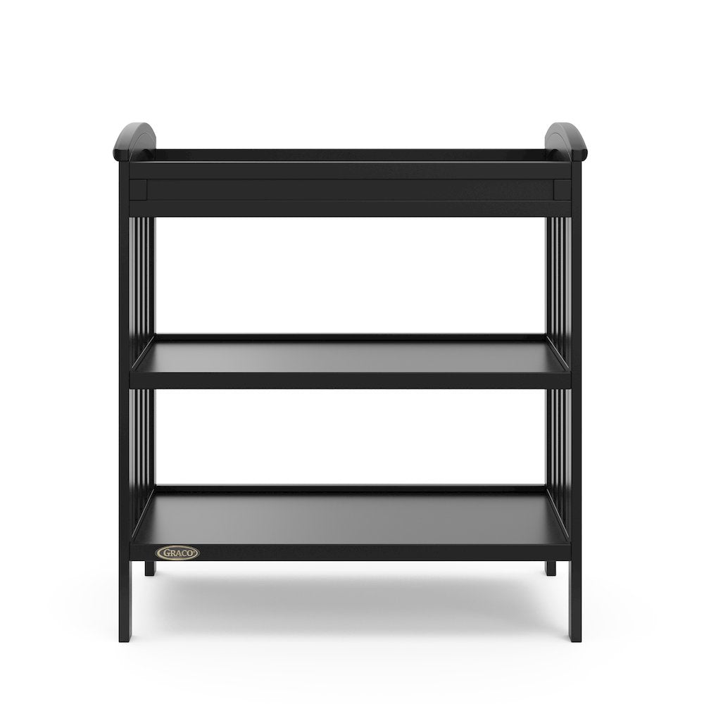Graco Benton Changing Table with Bonus Water-Resistant Changing Pad - Black