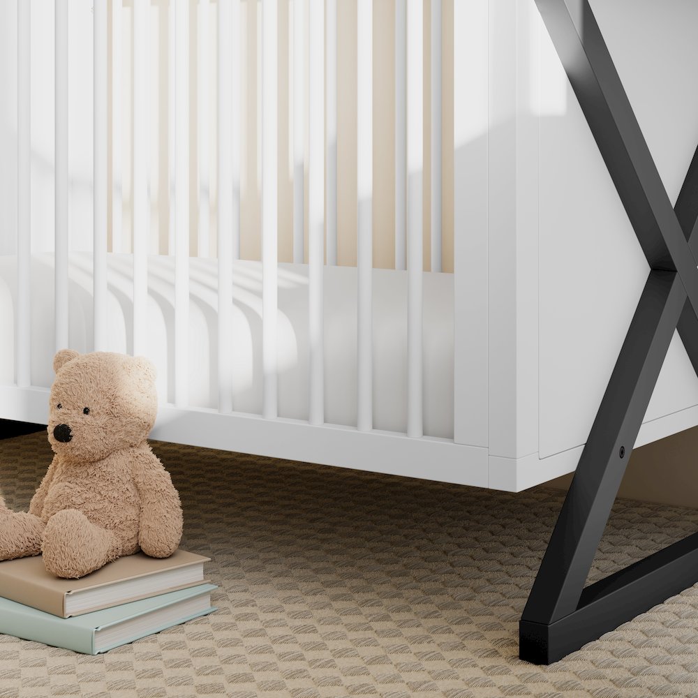 Storkcraft Equinox 3-in-1 Convertible Crib - Gray